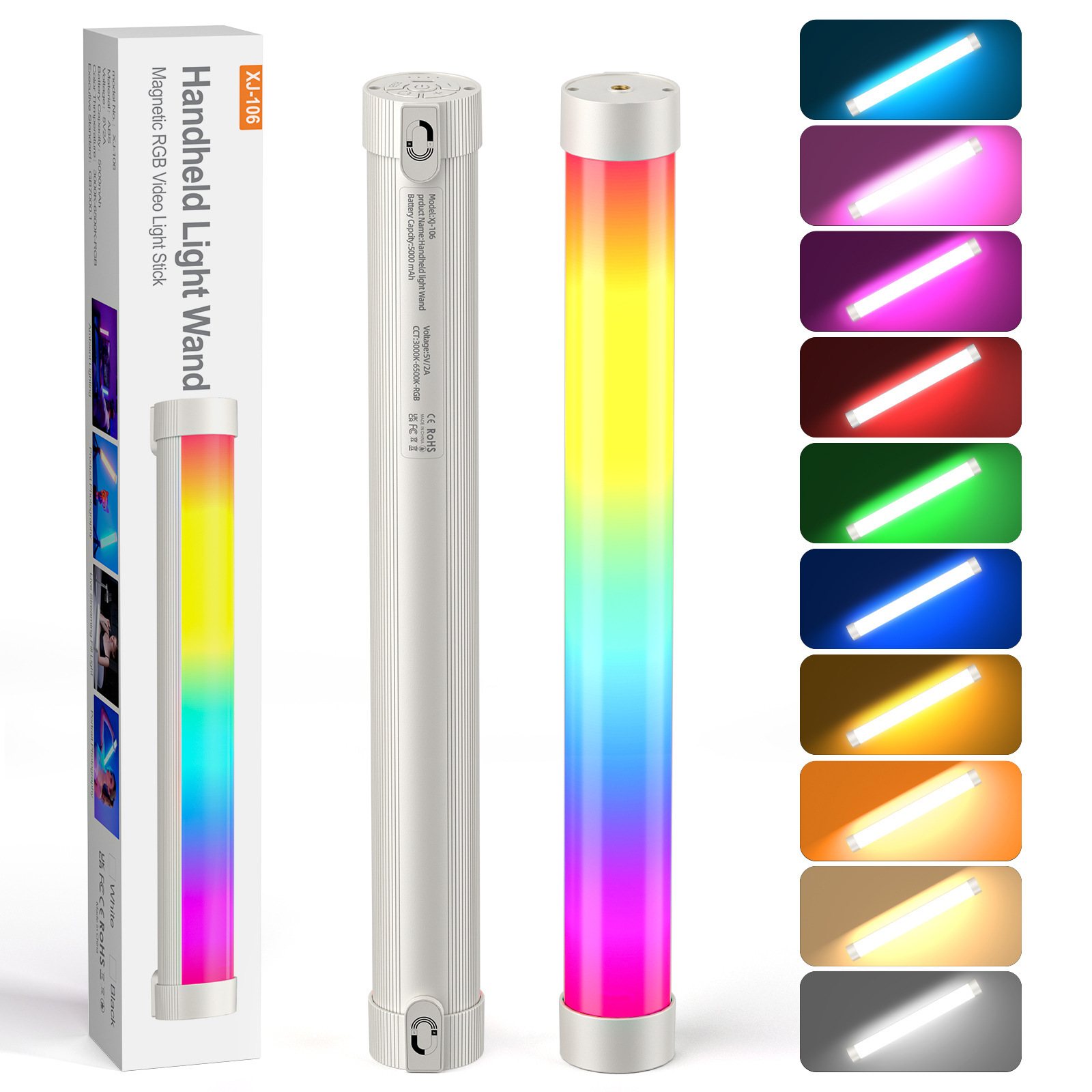 Photography Videos Free - Magnetic Handheld Light Wand RGB LED