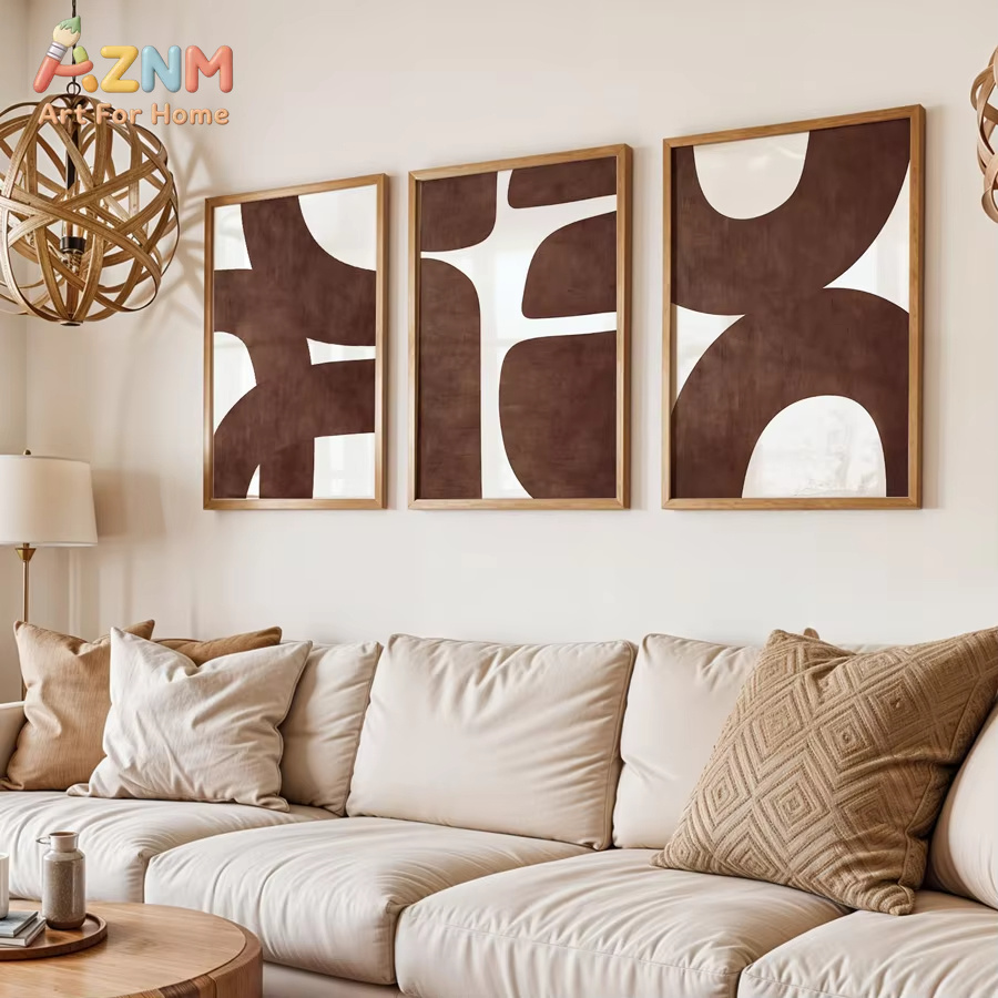 AZNM 3 Pieces Abstract Geometr - Photography Geometry recension och pris