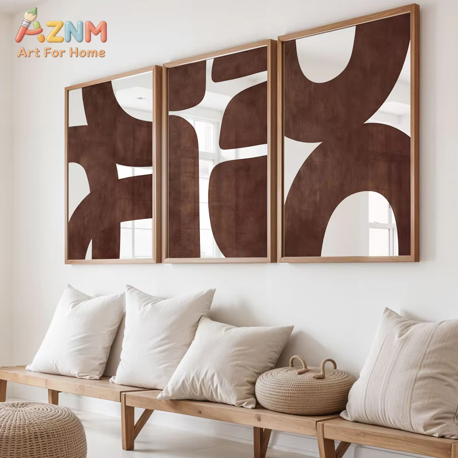 AZNM 3 Pieces Abstract Geometr - Photography Geometry recension och pris