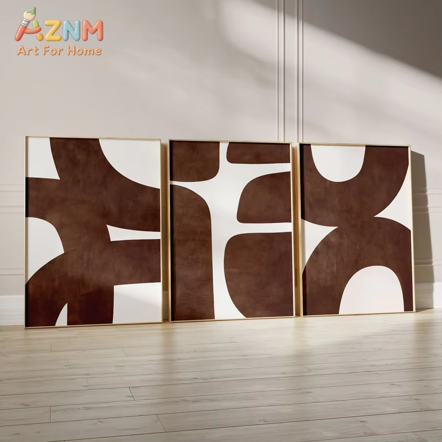 AZNM 3 Pieces Abstract Geometr - Photography Geometry recension och pris