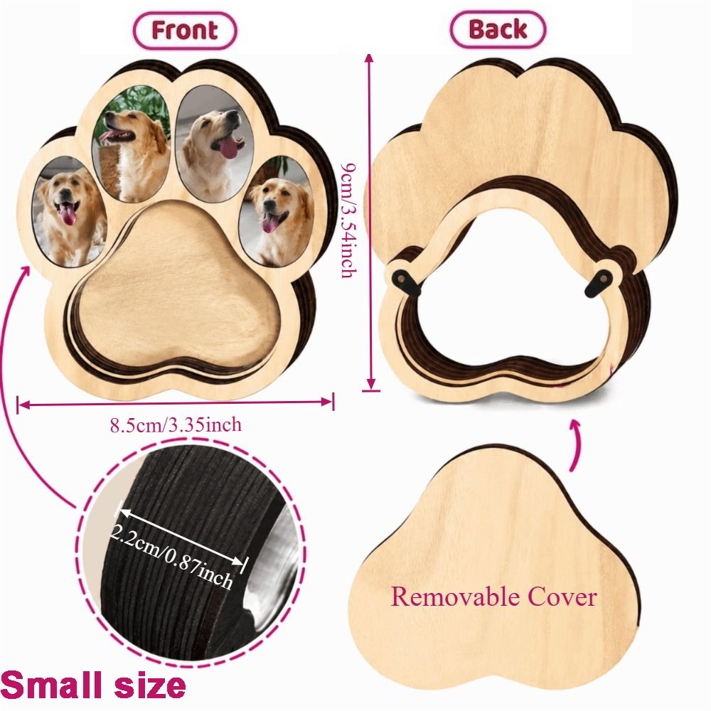 Wooden Pet Fur Keepsake Box Re - Photographic Memory recension och pris