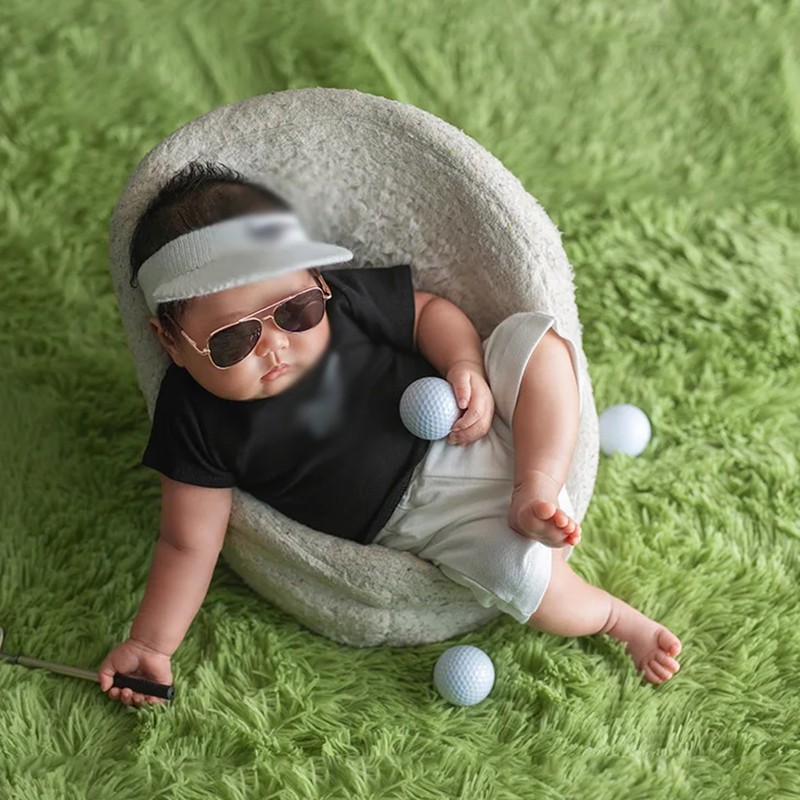 Golf Theme Newborn Photography - Photography Club recension och pris