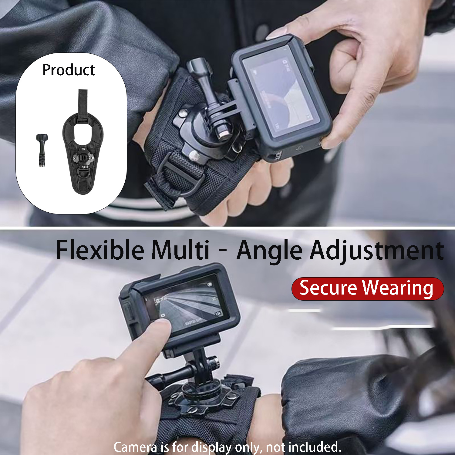 Adjustable Wrist Mount for GoP - Camera Wrist Strap recension och pris