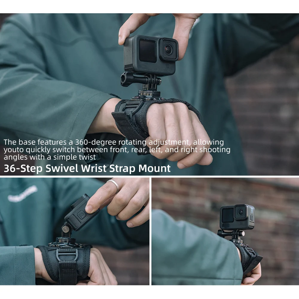 Adjustable Wrist Mount for GoP - Camera Wrist Strap recension och pris