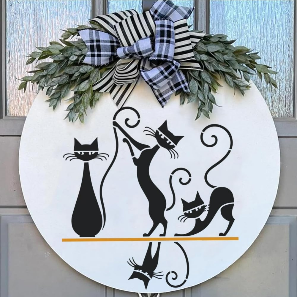 Geometric Cat Pattern Painting - Photography Geometry recension och pris
