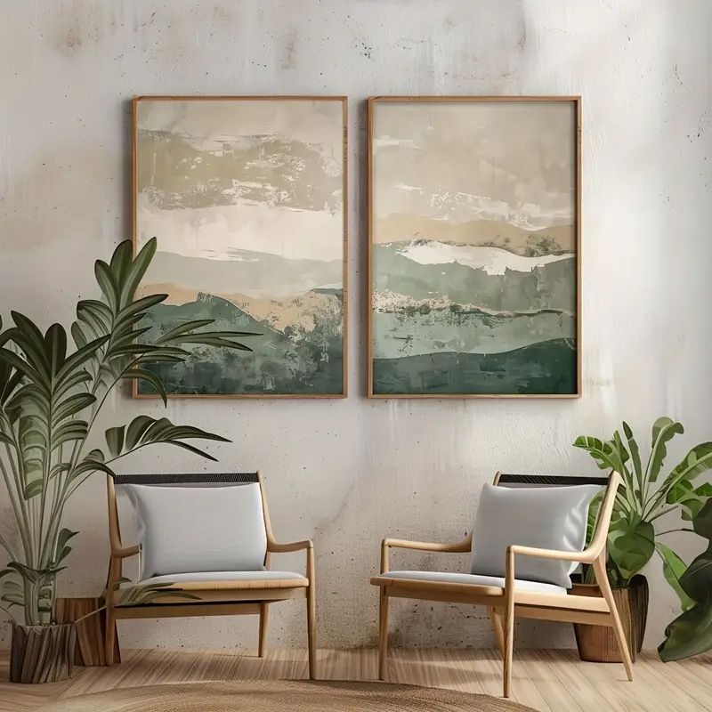 2pcs/set Wabi Sabi Abstract Ge - Photography Geometry recension och pris