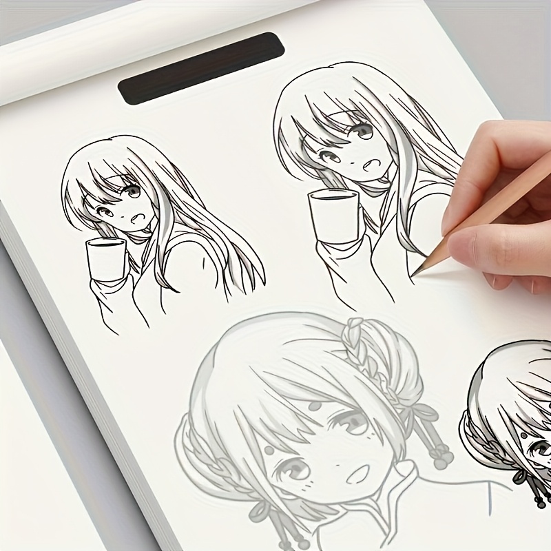 Anime Character Line Art Drawi - Photography Book recension och pris