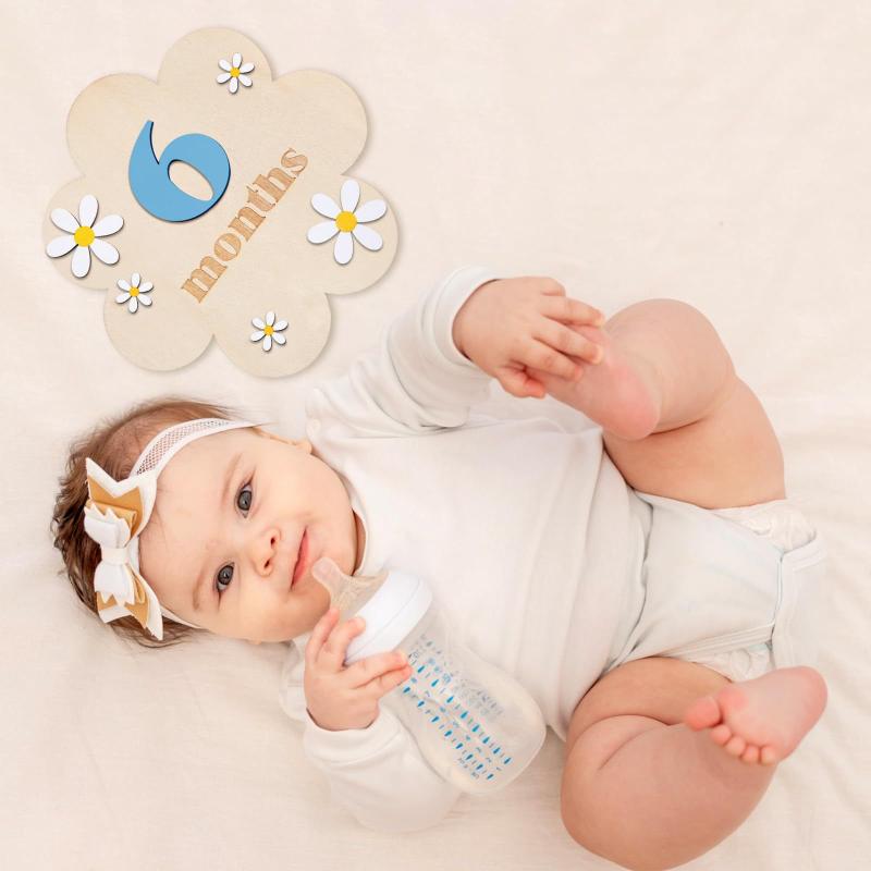 [J] Wooden Baby Monthly Milest - Photography Cheat Sheet recension och pris
