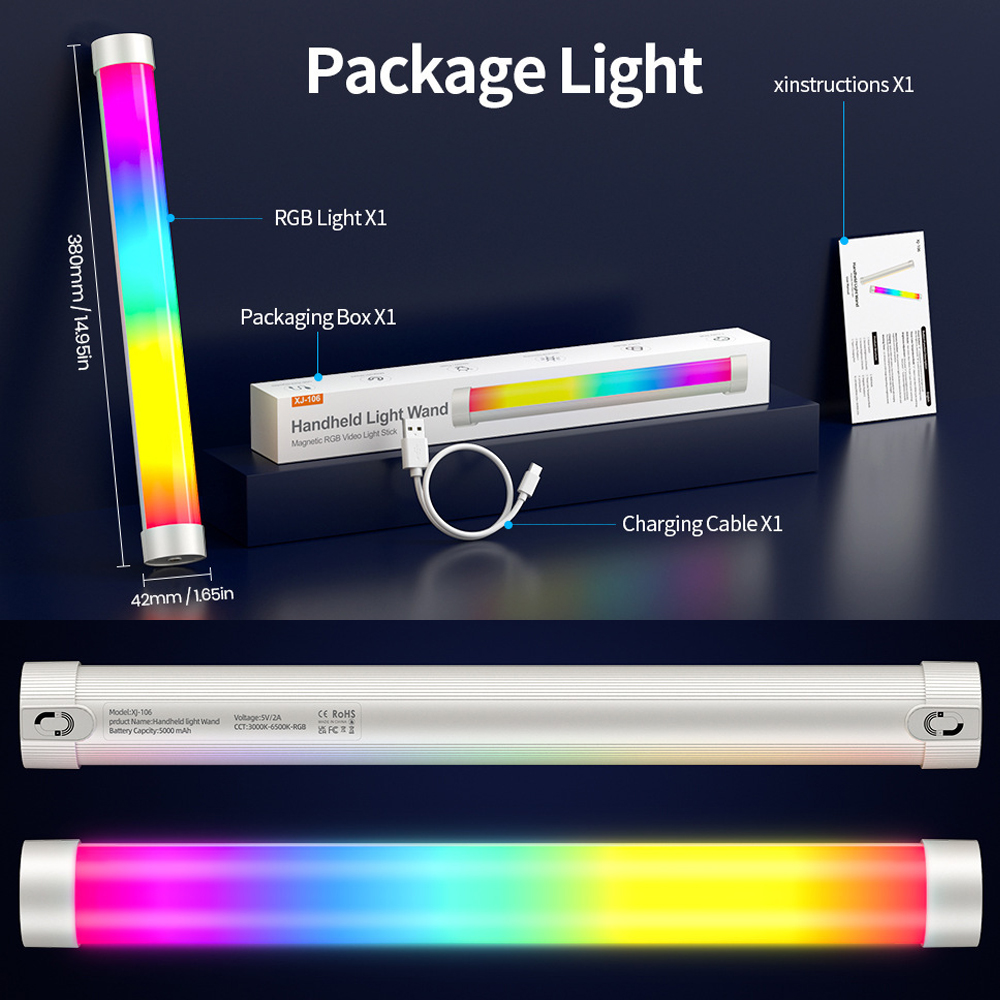 Magnetic Handheld Light Wand R - Photography Videos Free recension och pris