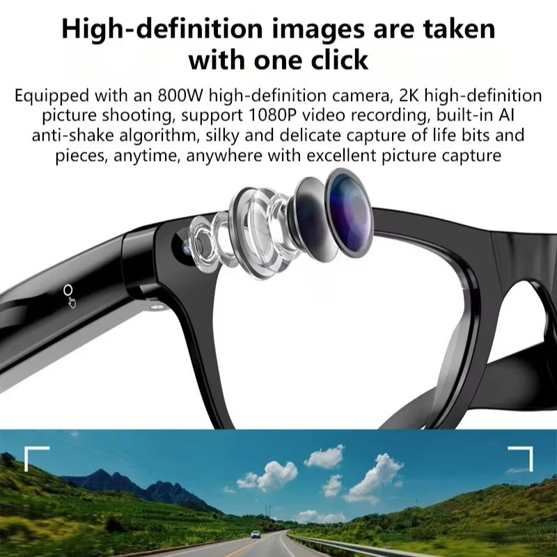 Lenovo Smart AI Glasses HD 8K  - Photography Japanese recension och pris
